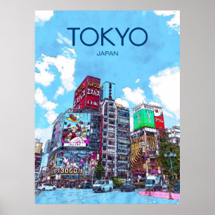 Tokyo Travel Poster