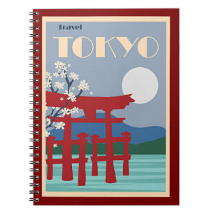 Tokyo Travel Poster Notizblock