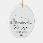 Tokyo Trip Ornament Engagement Honeymoon 2026  (Rechts)