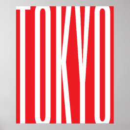 TOKYO Typografie Cooles Design Minimalistische Sta Poster