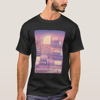 Tokyo Vaporwave Ästhetische Japanische Chillwave J T-Shirt