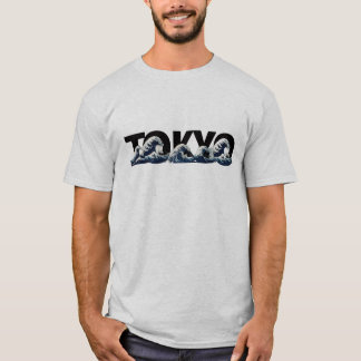 Tokyo Wave Grafik Herren T-Shirt | Japanischer Oze