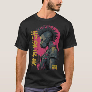 Tokyo Yami – Kontaminierte Zukunft Punk-Maskendesi T-Shirt