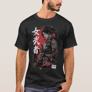 Tokyo Yami – Weiblicher Samurai-Krieger mit japani T-Shirt