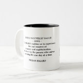 Tokyo Zitat Lapis Gray Figaro Auto Zweifarbige Tasse (Vorderseite Links)