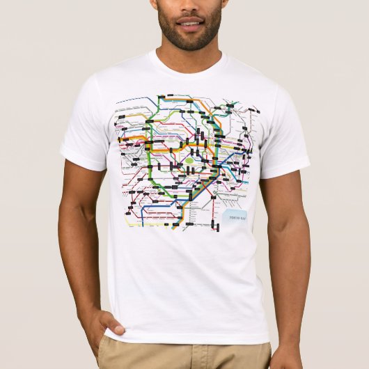 Tokyountergrundbahn T-Shirt (Vorderseite)
