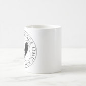 TOL Schild (2), schwarz auf weißer Tasse (Mittel)