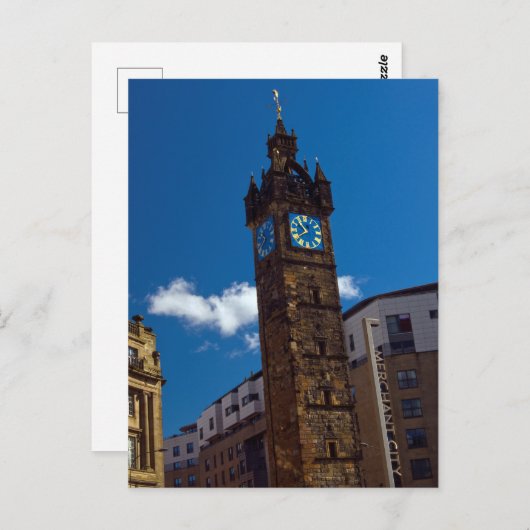 Tolbooth Steeple, Glasgow Postcard Postkarte (Vorne/Hinten)
