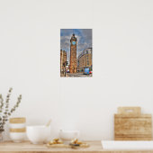 Tolbooth Steeple, Glasgow Poster (Küche)
