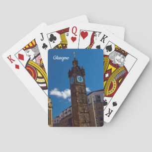 Tolbooth Steeple, Glasgow, Schottland Spielkarten
