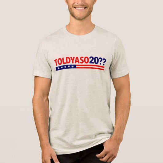 TOLDYASO 20? Tri-Blend SHIRT (Vorderseite)