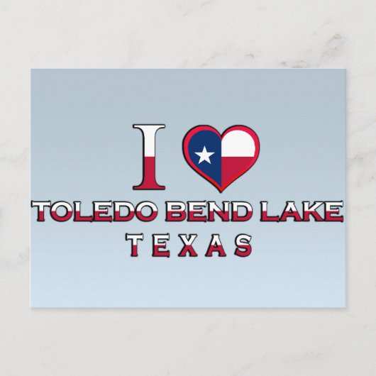 Toledo Bend Lake, Texas Postkarte (Vorderseite)