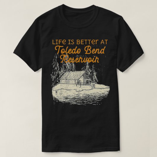 Toledo Bend Reservoir Lake Life T-Shirt (Design vorne)