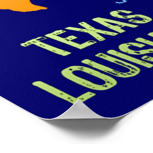 Toledo Bend Reservoir Poster (Ecke)