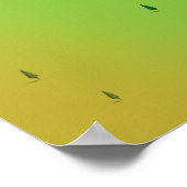 Toledo Bend Reservoir Texas & Louisiana Karte Poster (Ecke)