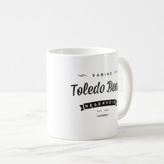 Toledo-Biegungs-Reservoir Kaffeetasse (VorderseiteRechts)