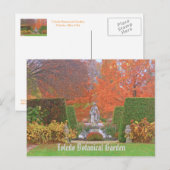 "TOLEDO BOTANISCHER GARTEN IM HERBST" POSTKARTE (Vorne/Hinten)