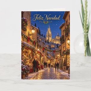Toledo Calle Medieval Frohe Weihnachten