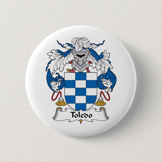 Toledo-Familienwappen Button (Vorderseite)