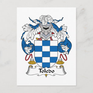 Toledo Familienwappen Postkarte