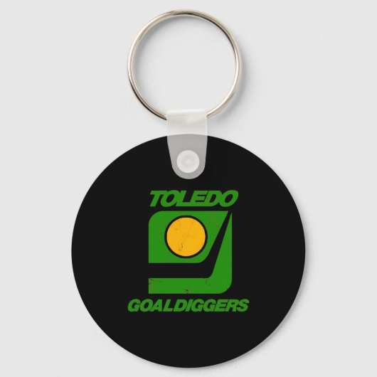Toledo Goaldiggers 70s80s Hockey Team  Schlüsselanhänger (Vorderseite)