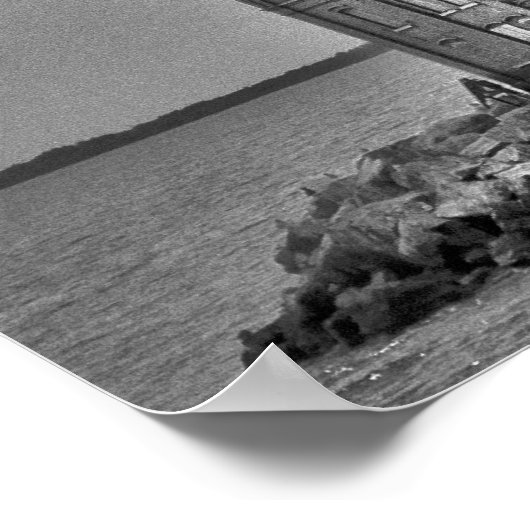 Toledo Harbour Light Poster (Ecke)