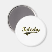 Toledo Iowa Classic Design Magnet (Vorderseite/Rückseite)
