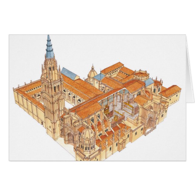 Toledo-Kathedrale. Spanien (Vorderseite (Horizontal))