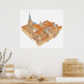 Toledo Kathedrale. Spanien Poster (Küche)