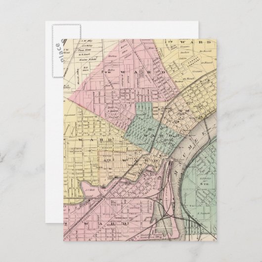 Toledo, Ohio 2 Postkarte (Vorne/Hinten)