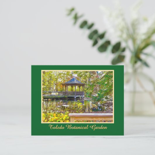 Toledo (Ohio) Botanischer Garten Postkarte (Stehend Vorderseite)