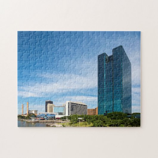 Toledo Ohio City Skyline Puzzle (Horizontal)
