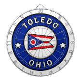 Toledo Ohio Dartscheibe (vorne)