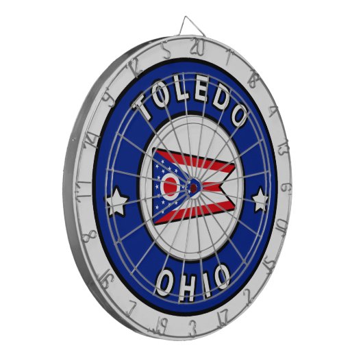 Toledo Ohio Dartscheibe (Vorderseite Links)