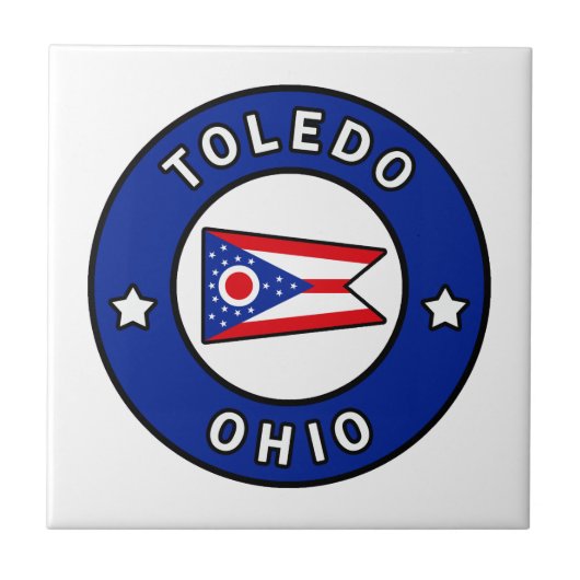 Toledo Ohio Fliese (Vorderseite)