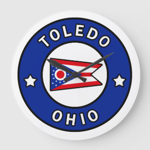 Toledo Ohio Große Wanduhr