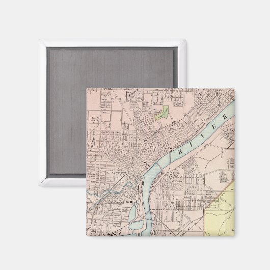 Toledo, Ohio Magnet (Vorderseite/Rückseite)