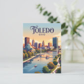 Toledo, Ohio Postkarte (Stehend Vorderseite)