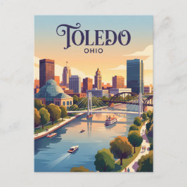 Toledo, Ohio Postkarte