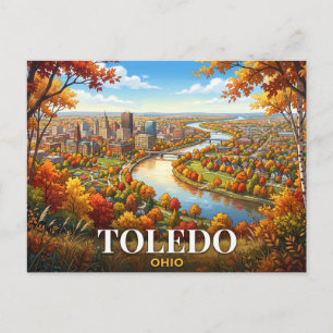 Toledo Ohio Reise Postkarte