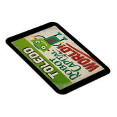 Toledo Ohio Robot - Funny Vintag Magnet (Rechte Seite)