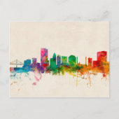 Toledo Ohio Skyline Postkarte (Vorderseite)