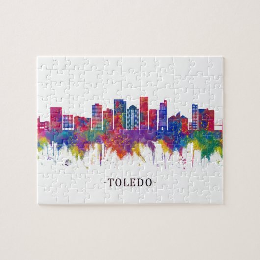 Toledo Ohio Skyline Puzzle (Horizontal)