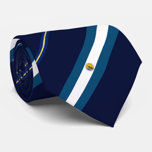 Toledo (Ohio) Stadtflagge Neck Tie Krawatte (Gerollt)