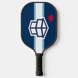 Toledo (Ohio) Stadtflagge Pickleball Schläger