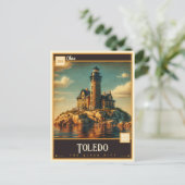 Toledo, Ohio | VINTAG Postkarte (Stehend Vorderseite)