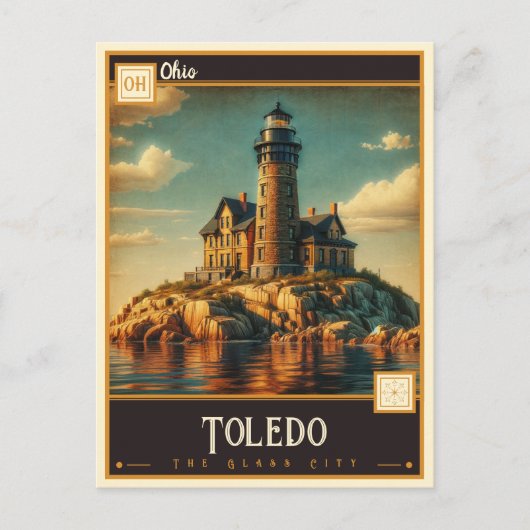 Toledo, Ohio | VINTAG Postkarte (Vorderseite)