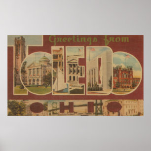 Toledo, OhioLarge Letter ScenesToledo, OH Poster