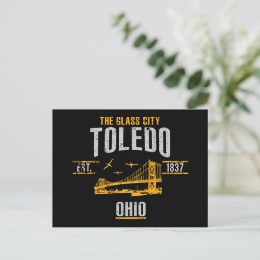 Toledo Postkarte (Stehend Vorderseite)