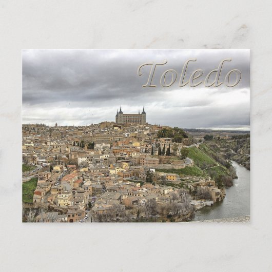 Toledo Rio Tajo Castile-La Mancha Spanien Postcard Postkarte (Vorderseite)